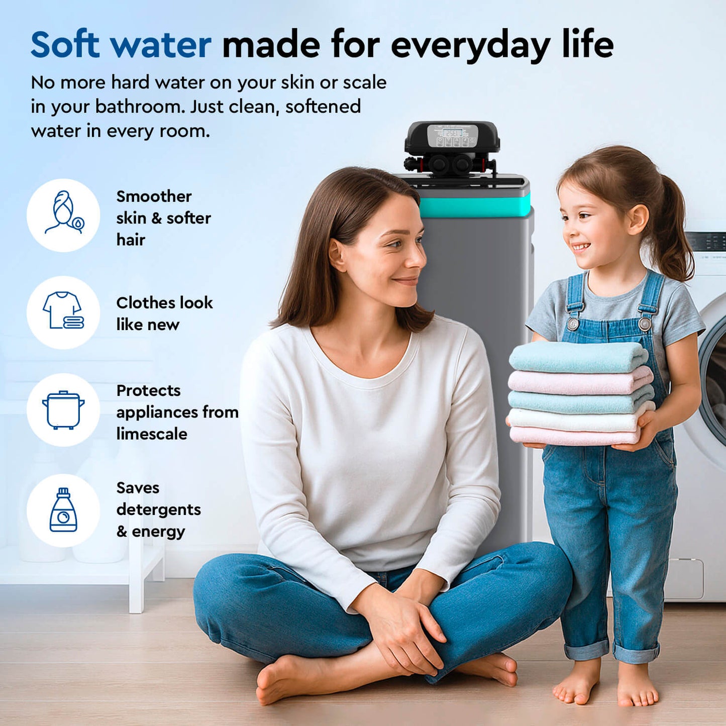 Ecosoft Anthracite Azure 370 water softener