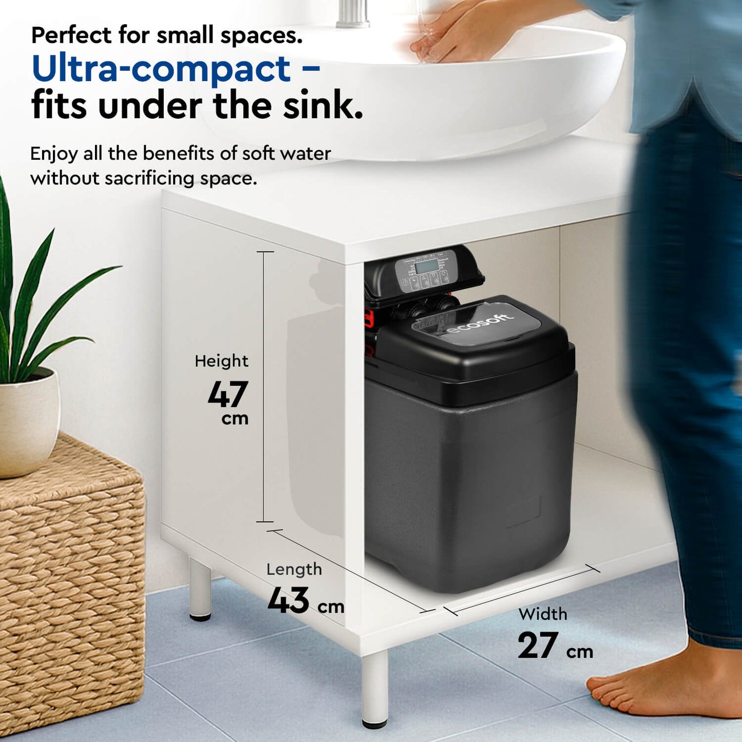 Ecosoft Pink 100 water softener