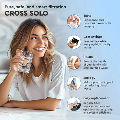 Ecosoft CROSS Solo direct flow reverse osmosis filter