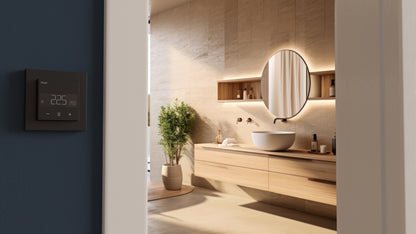 Heatit Z-TRM6 Thermostat Z-Wave 800 series (Black Matt)