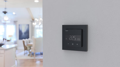 Heatit Z-TRM6 Thermostat Z-Wave 800 series (Black Matt)