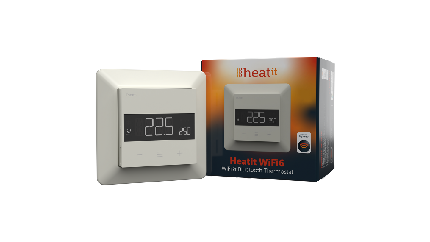 Heatit WiFi6 Thermostat (White RAL 9010)