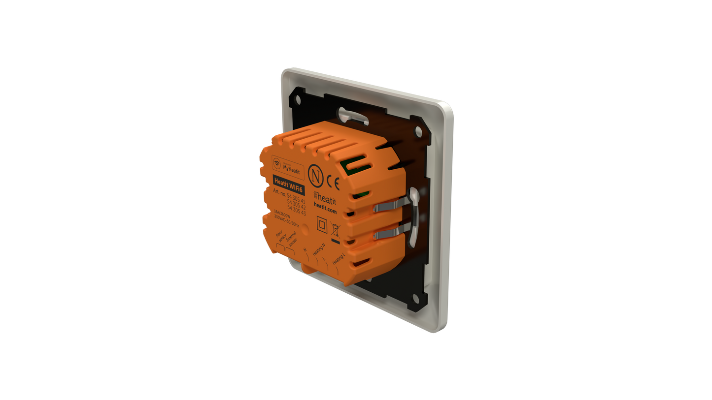 Heatit WiFi6 Thermostat (White RAL 9010)