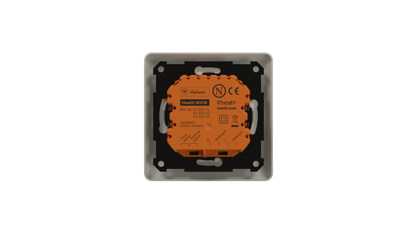 Heatit WiFi6 Thermostat (White RAL 9010)