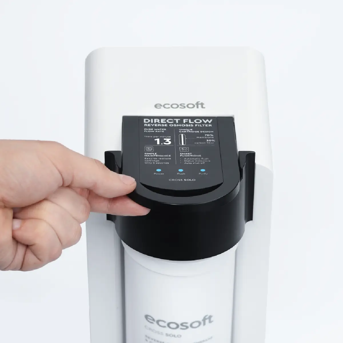 Ecosoft CROSS Solo direct flow reverse osmosis filter