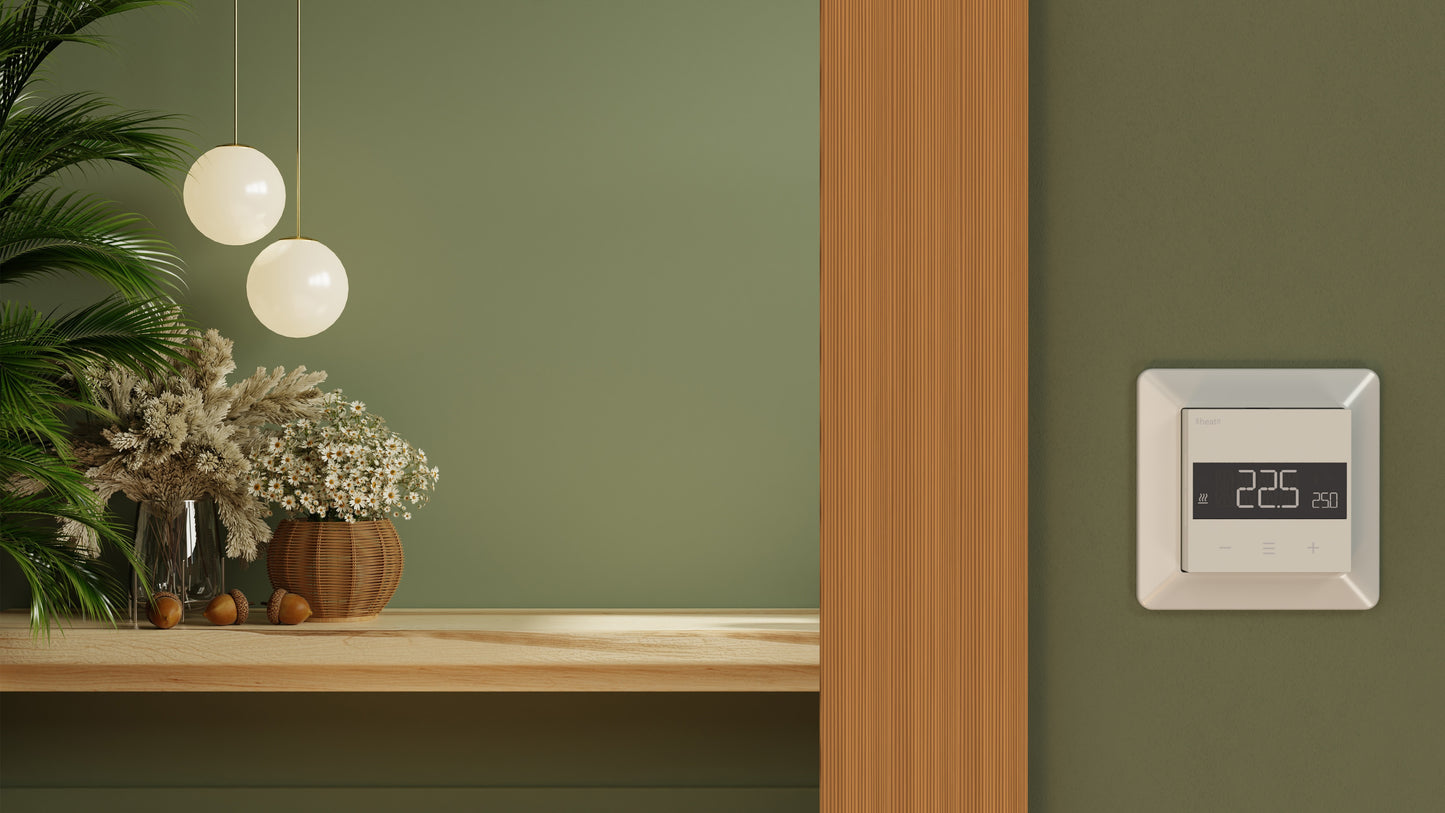 Heatit WiFi6 Thermostat (White RAL 9010)
