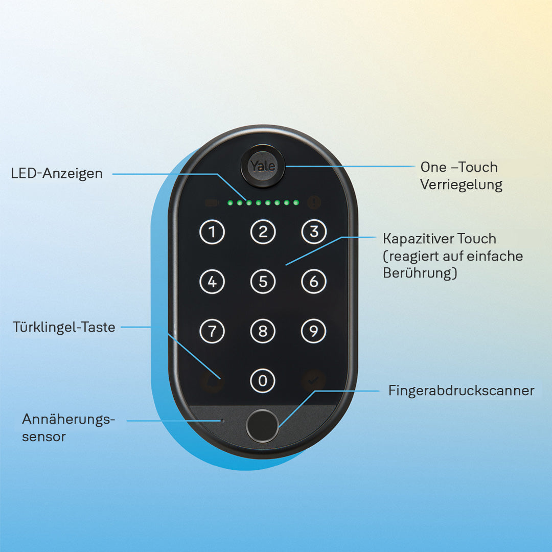 Yale Linus Smart Keypad 2 Vingerafdrukscanner
