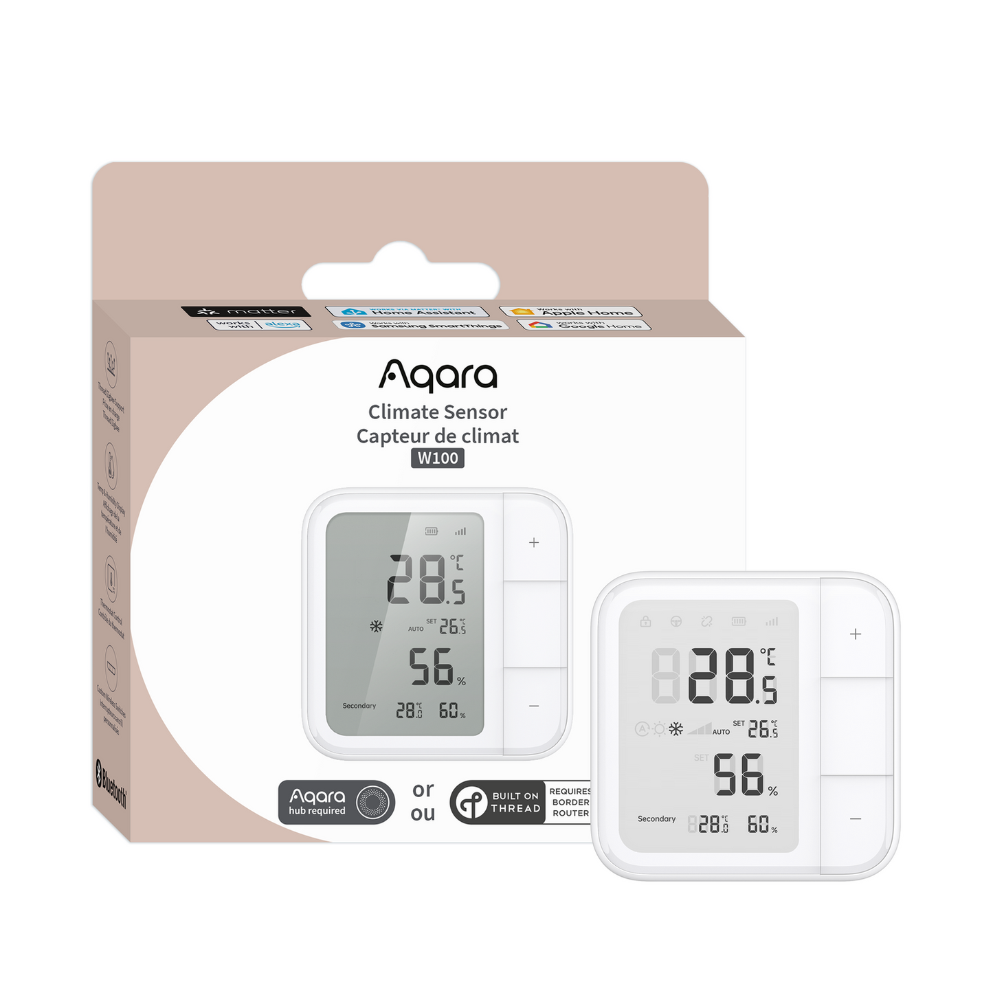 Aqara Climate Sensor W100 (Zigbee, Matter over Thread)