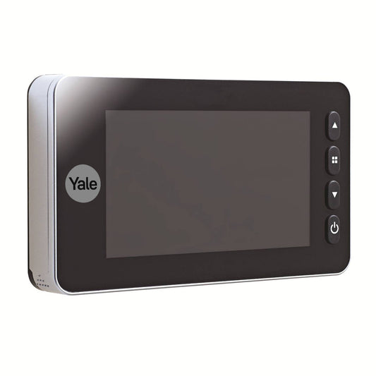 Yale Digital Door Spy DDV 5800, 4.3" Display, Silver, incl. Motion Detection, Doorbell & Night Visio