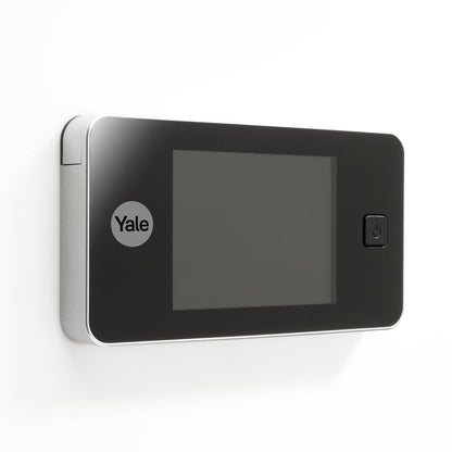 Yale Digital Door Spy DDV 4500, 4" Display, Silver, With Doorbell & Night Vision