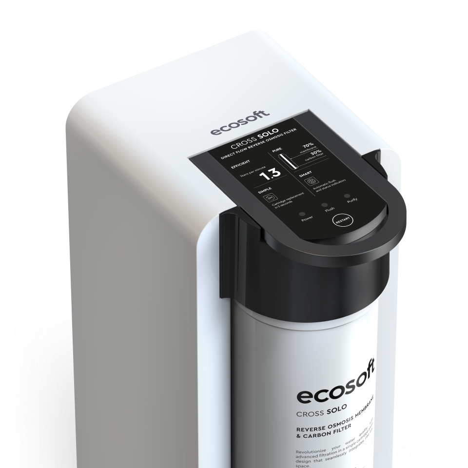 Ecosoft CROSS Solo direct flow reverse osmosis filter