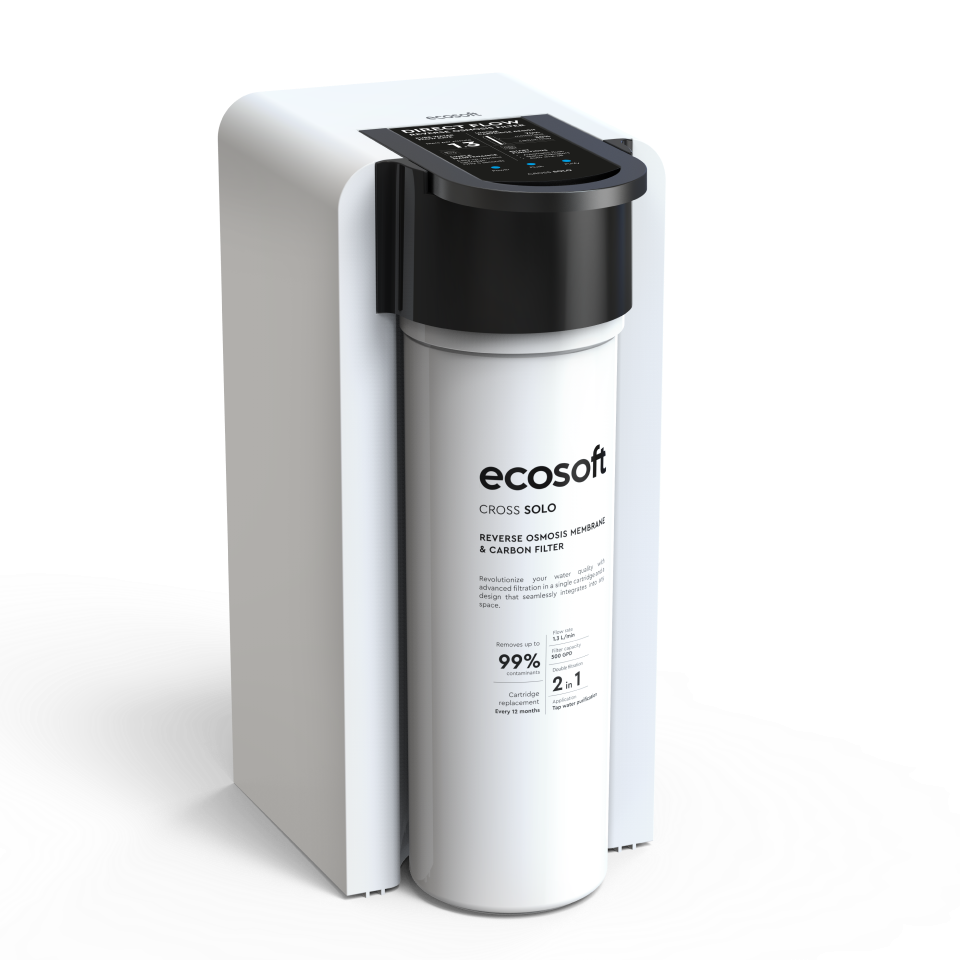 Ecosoft CROSS Solo direct flow reverse osmosis filter