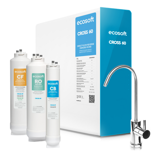 Ecosoft CROSS 60 direct flow reverse osmosis filter