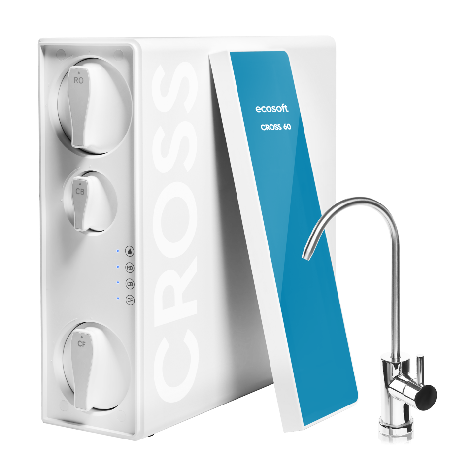 Ecosoft CROSS 60 direct flow reverse osmosis filter