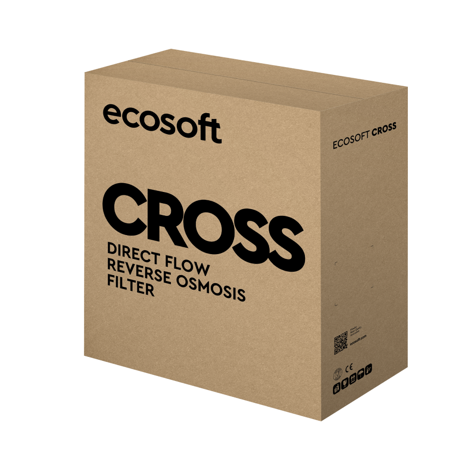 Ecosoft CROSS 60 direct flow reverse osmosis filter