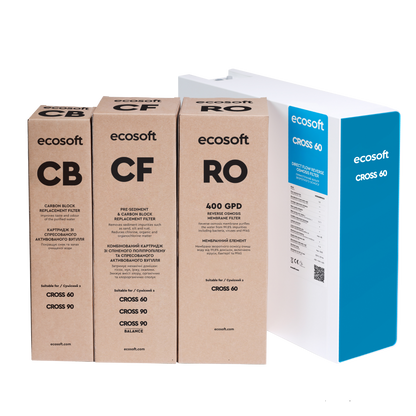 Ecosoft CROSS 60 direct flow reverse osmosis filter