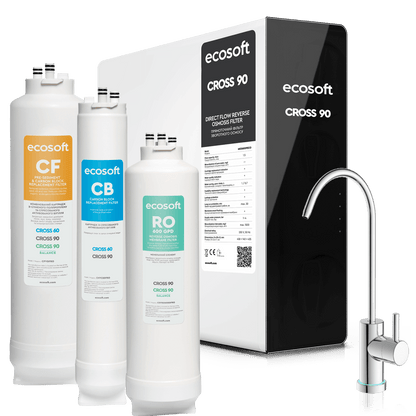 Ecosoft CROSS 90 direct flow reverse osmosis filter