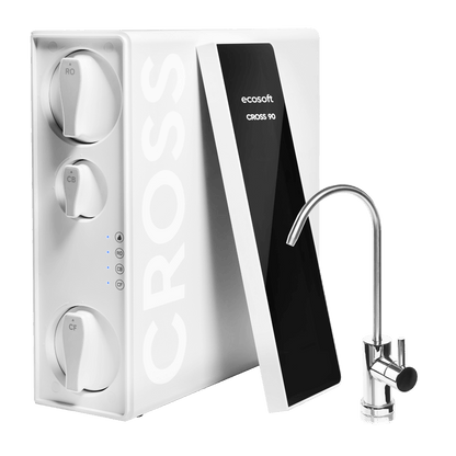 Ecosoft CROSS 90 direct flow reverse osmosis filter