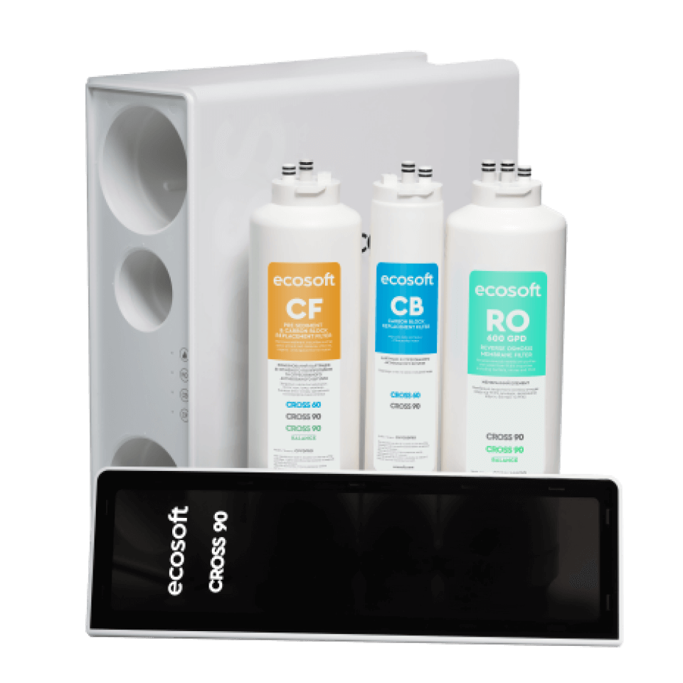 Ecosoft CROSS 90 direct flow reverse osmosis filter