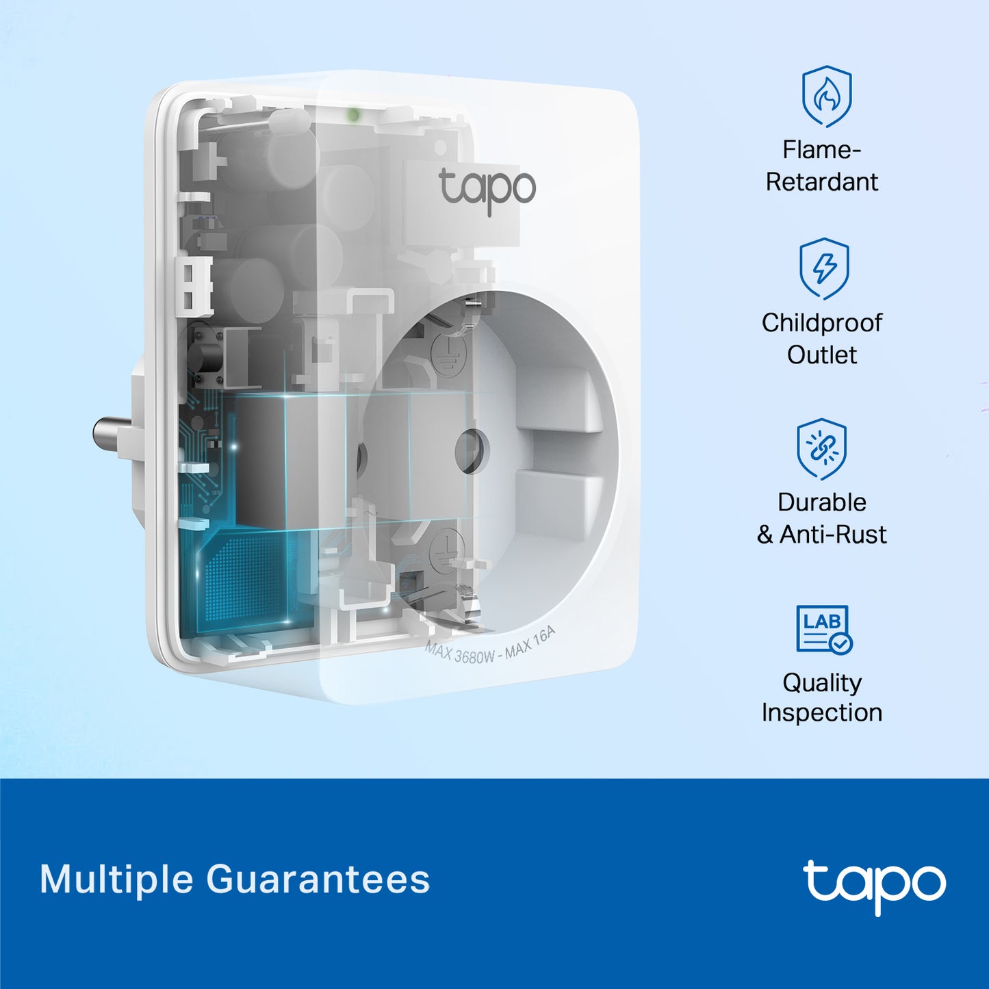 TP-Link Tapo P110 Smart Plug Type E Wi-Fi with Energy Monitoring